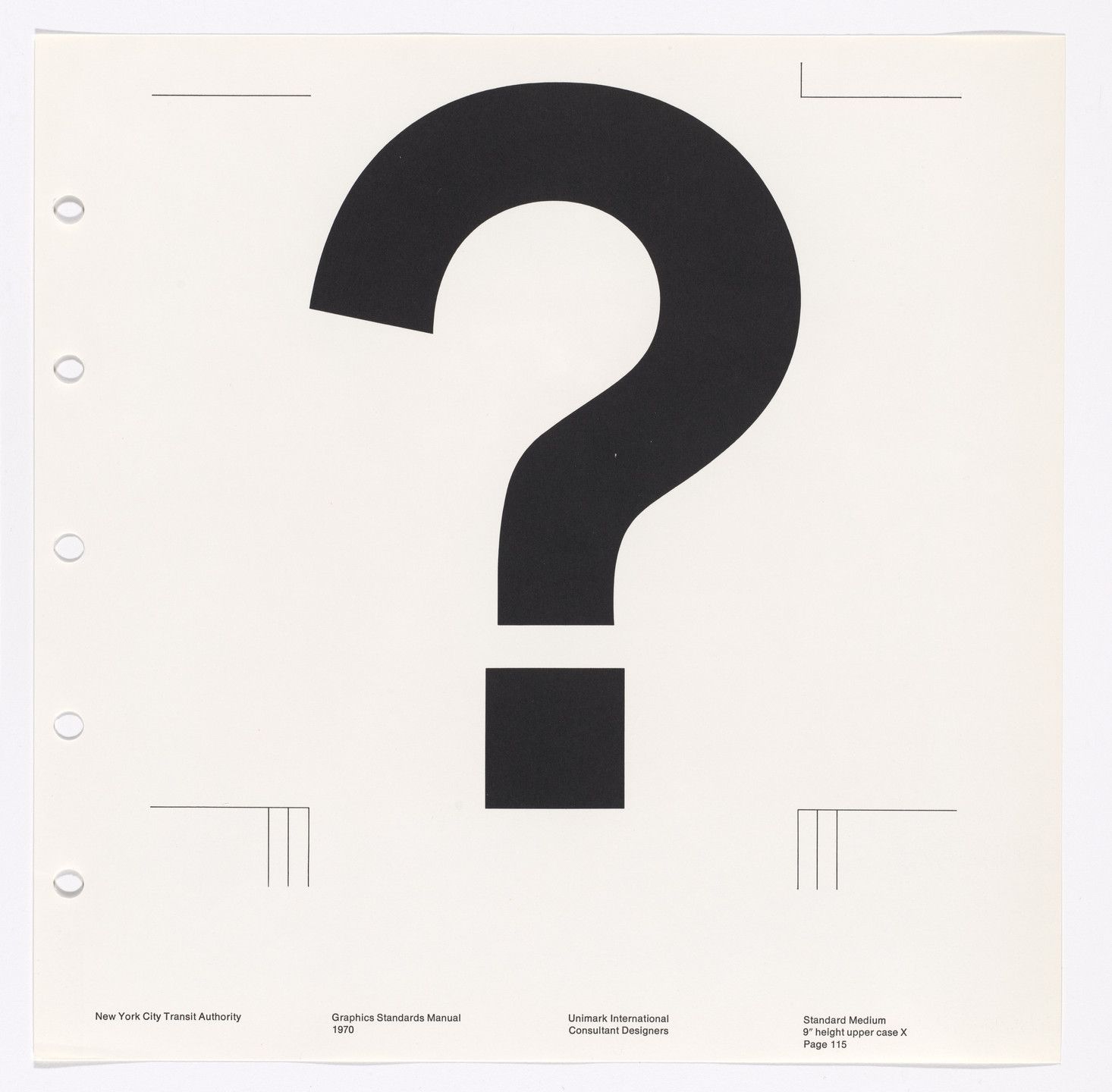 Massimo Vignelli, Bob Noorda, Unimark International Corporation, New York. New York City Transit Authority Graphics Standards Manual. 1966-70