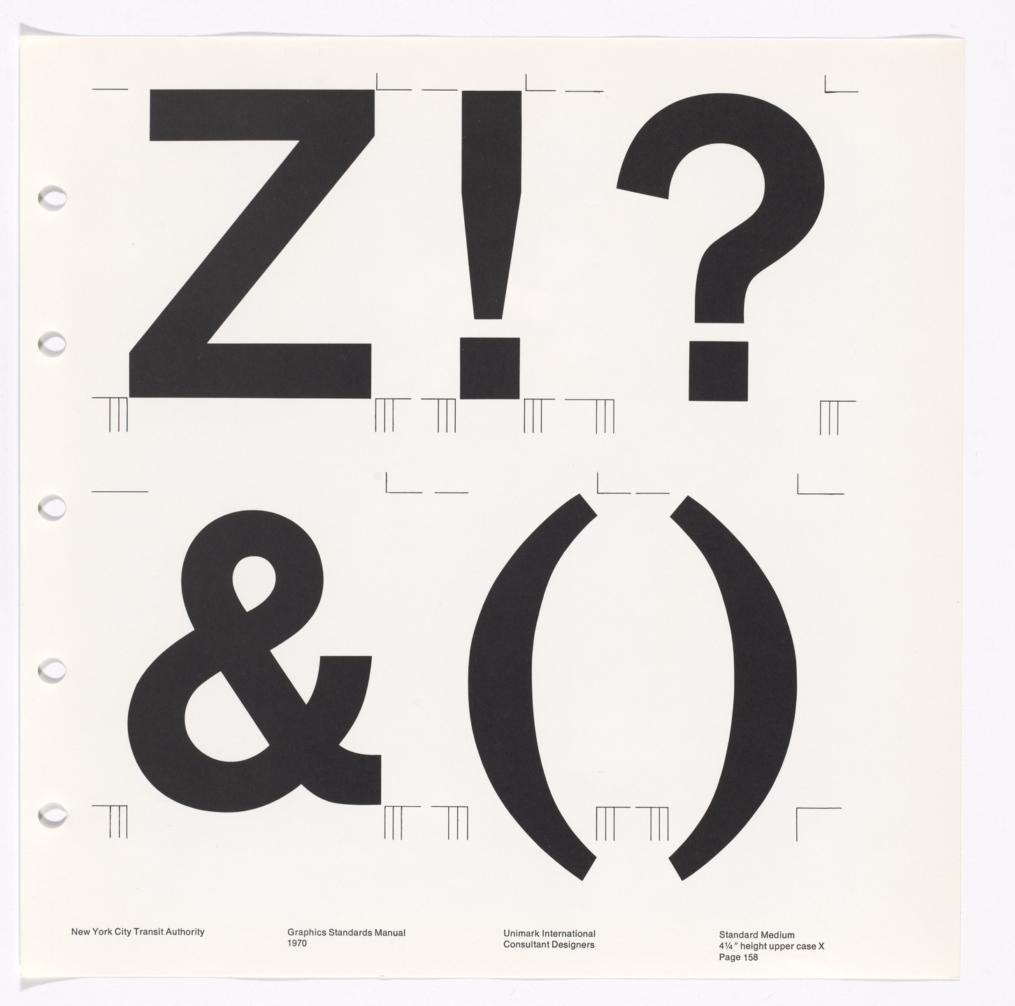 Massimo Vignelli, Bob Noorda, Unimark International Corporation, New York. New York City Transit Authority Graphics Standards Manual. 1966-70