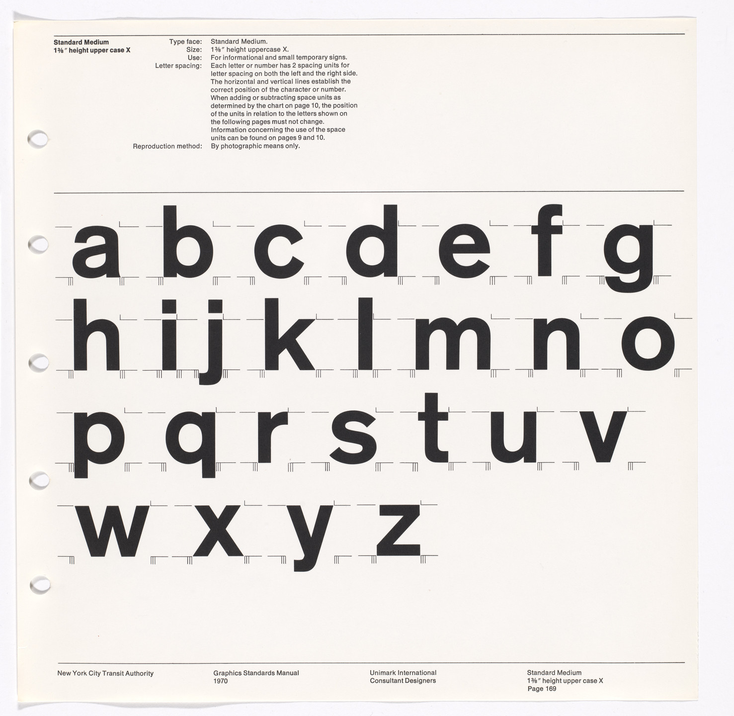 Massimo Vignelli, Bob Noorda, Unimark International Corporation, New York. New York City Transit Authority Graphics Standards Manual. 1966-70