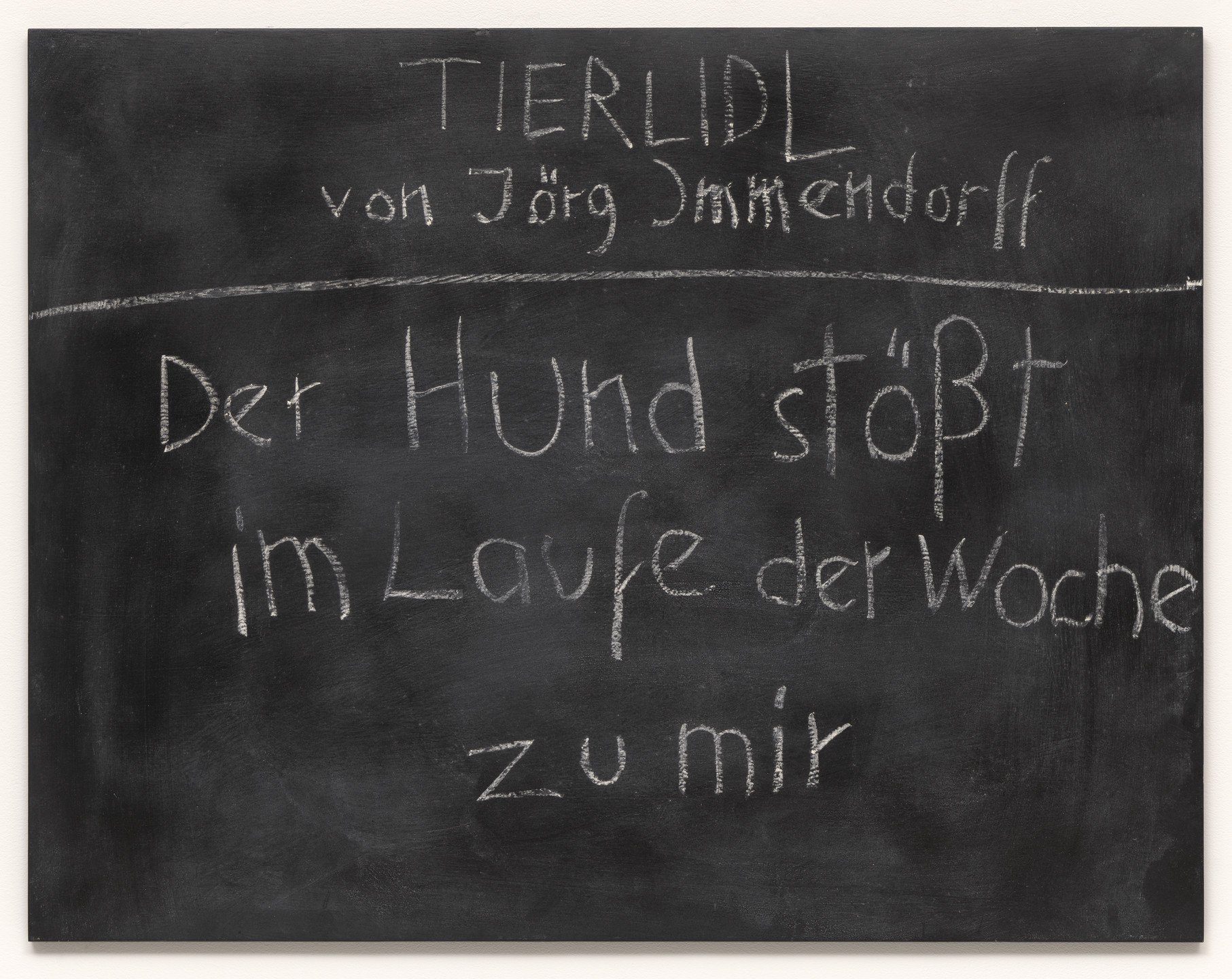 Jörg Immendorff. Tierlidl. 1968