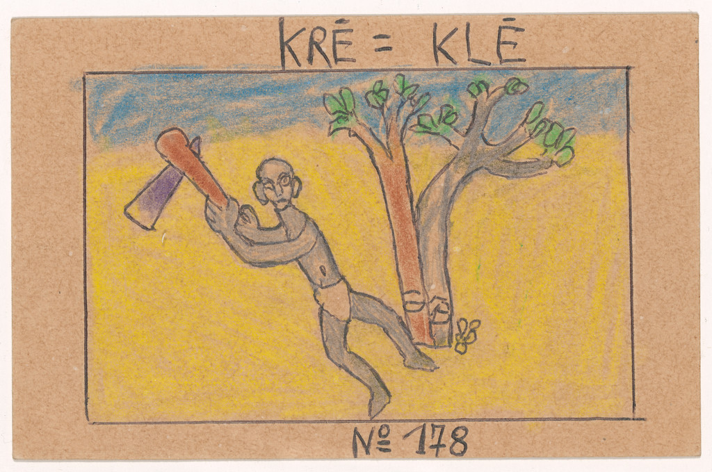 KRÉ=KLÉ N° 178 from Alphabet Bété