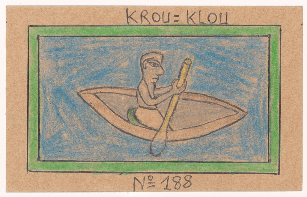 KROU=KLOU N° 188 from Alphabet Bété