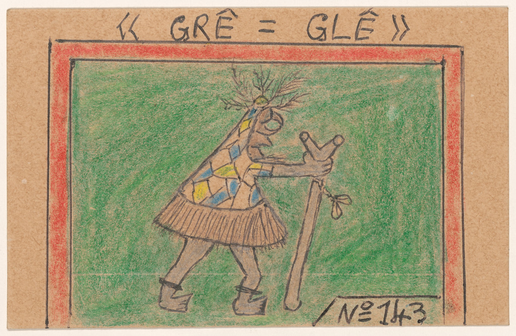 «GRÊ=GLÊ» N° 143 from Alphabet Bété