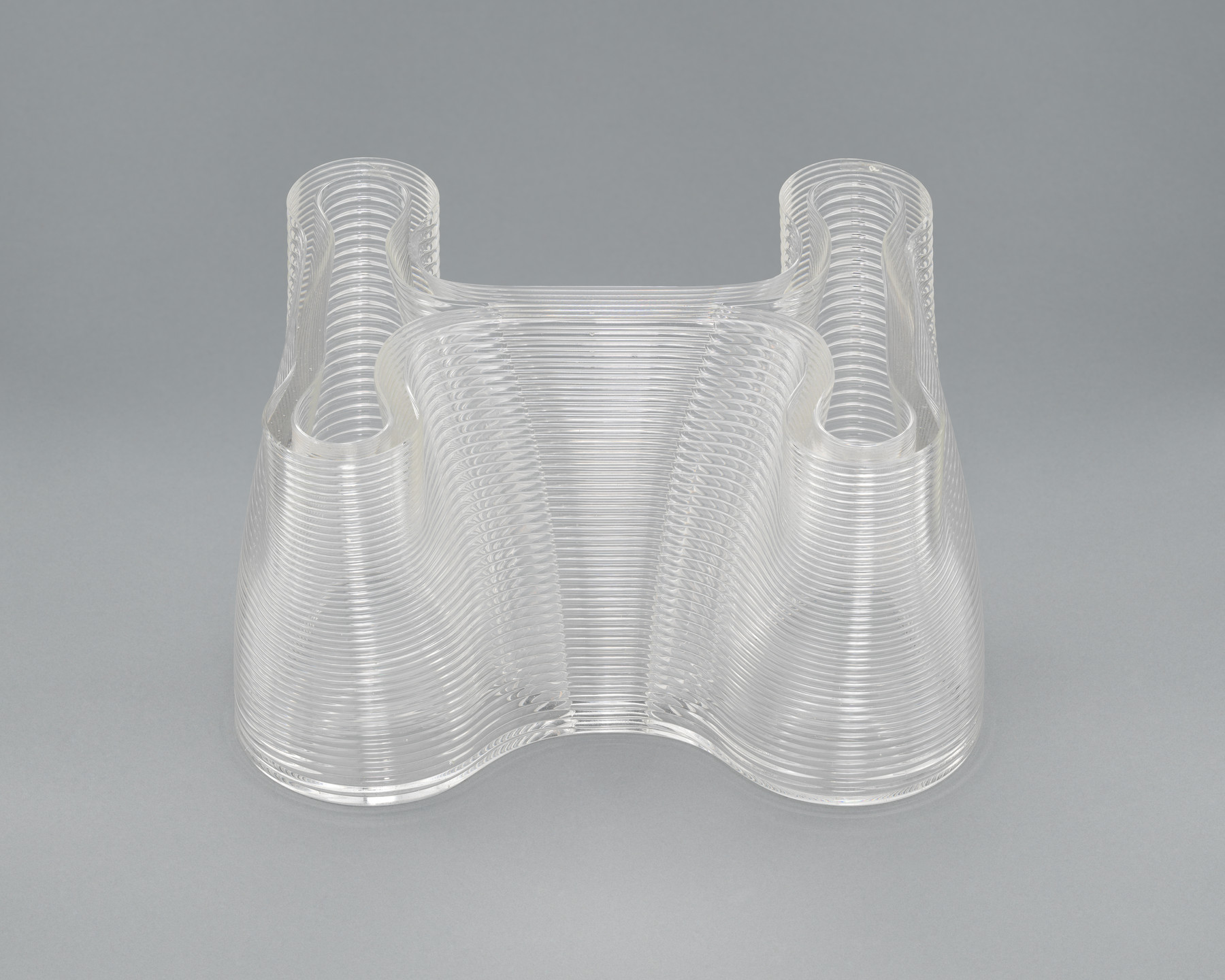 Neri Oxman, Mediated Matter Group, Massachusetts Institute of Technology, Cambridge, MA. Glass I section - &#34;MoMA 1&#34;. 2017–2018