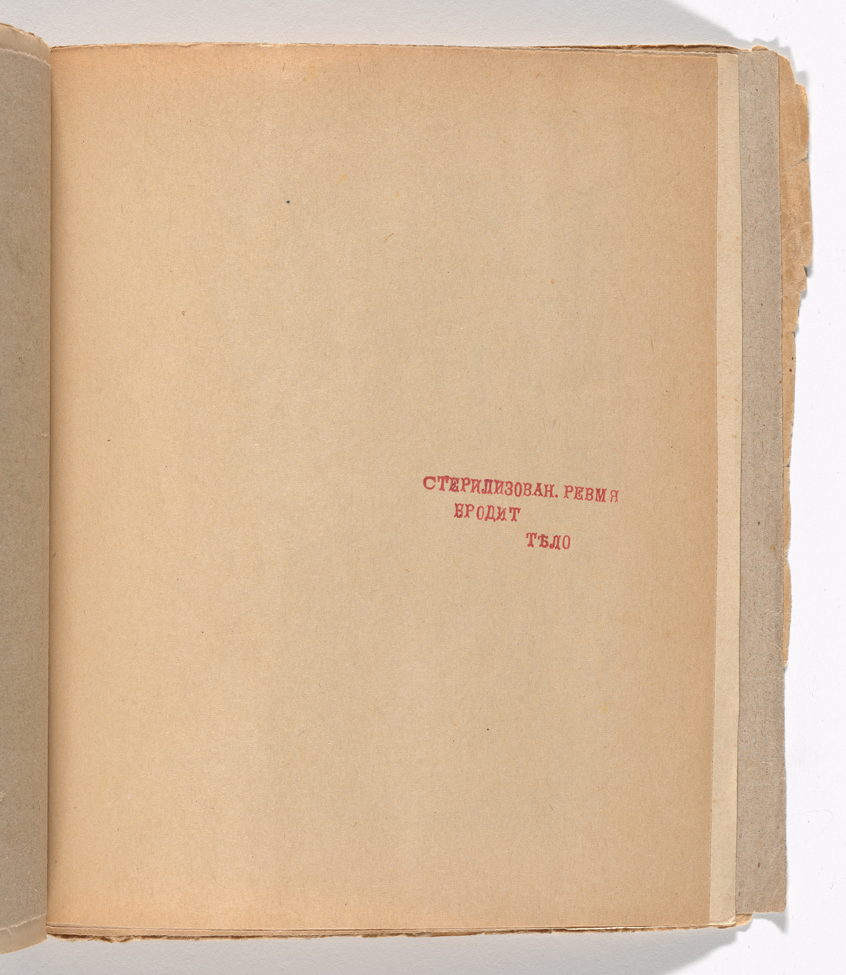 Olga Rozanova. Folio 17 from Zaumnaia gniga ( Transrational Boog )
