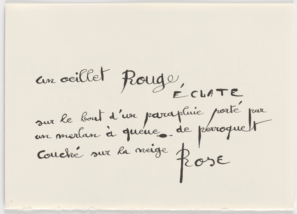 Plate (folio 11) from Le Lézard aux plumes d'or (The Lizard with Golden Feathers)