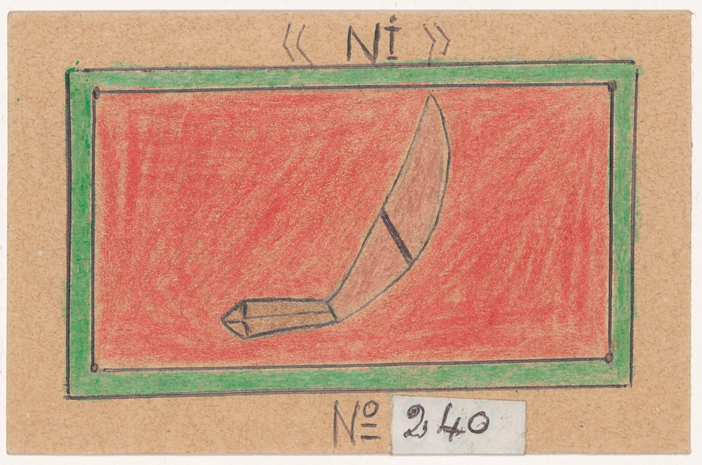 «NI» N° 240 from Alphabet Bété