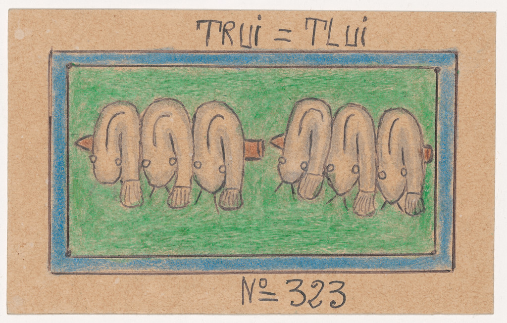 TRUI=TLUI N° 323 from Alphabet Bété