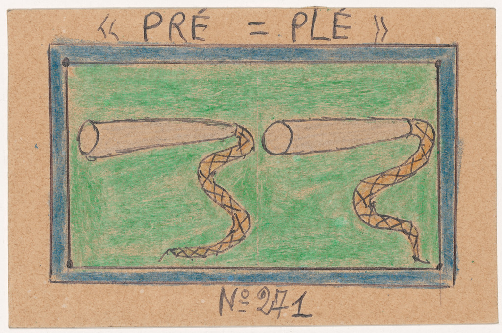 «PRÉ=PLÉ» N° 271 from Alphabet Bété