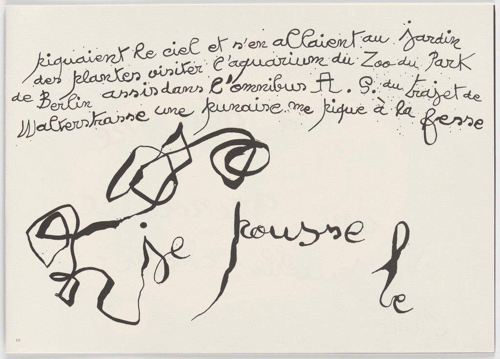 Plate (folio 15) from Le Lézard aux plumes d'or (The Lizard with Golden Feathers)