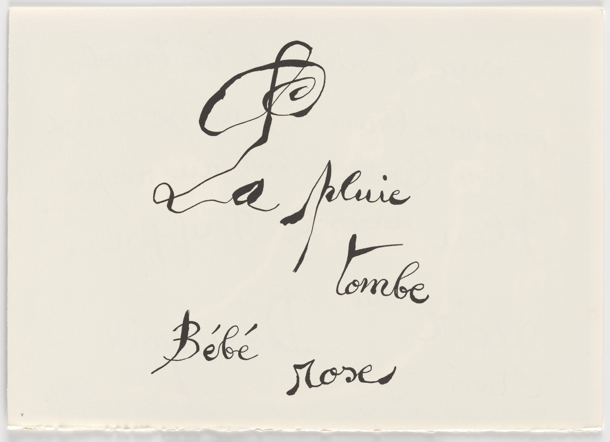 Joan Miró. Plate (folio 19) from Le Lézard aux plumes d'or (The Lizard with Golden Feathers)