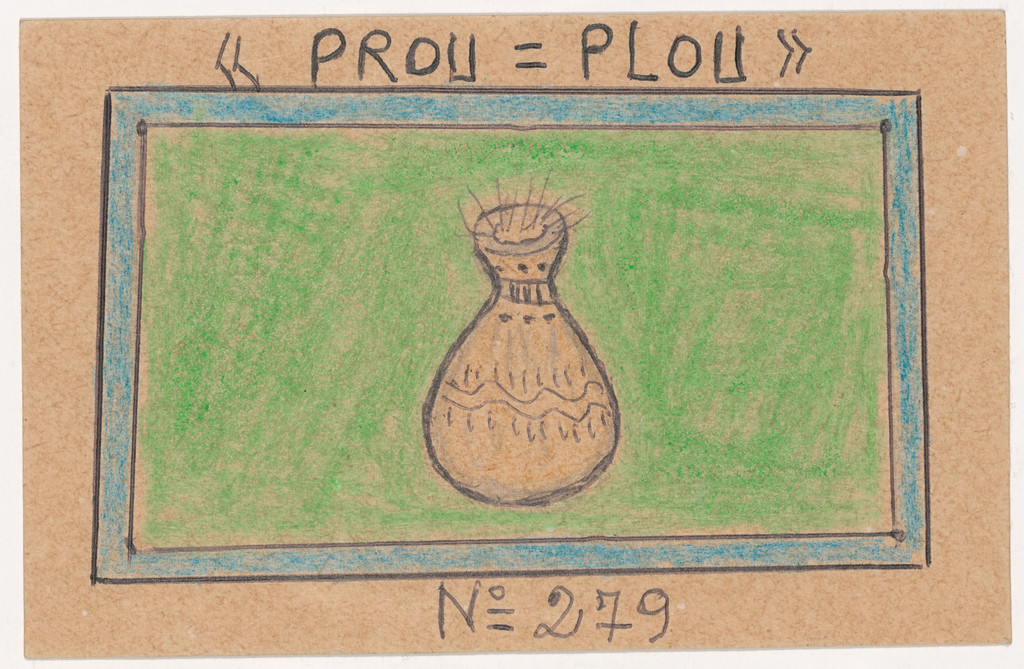 «PROU=PLOU» N° 279 from Alphabet Bété