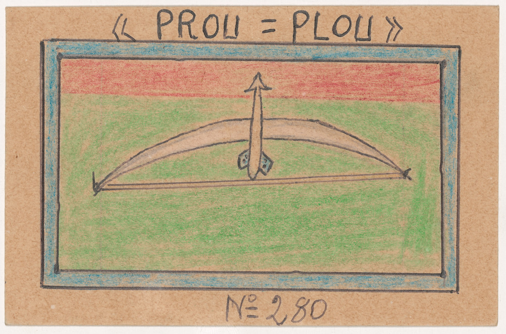 «PROU=PLOU» N° 280 from Alphabet Bété