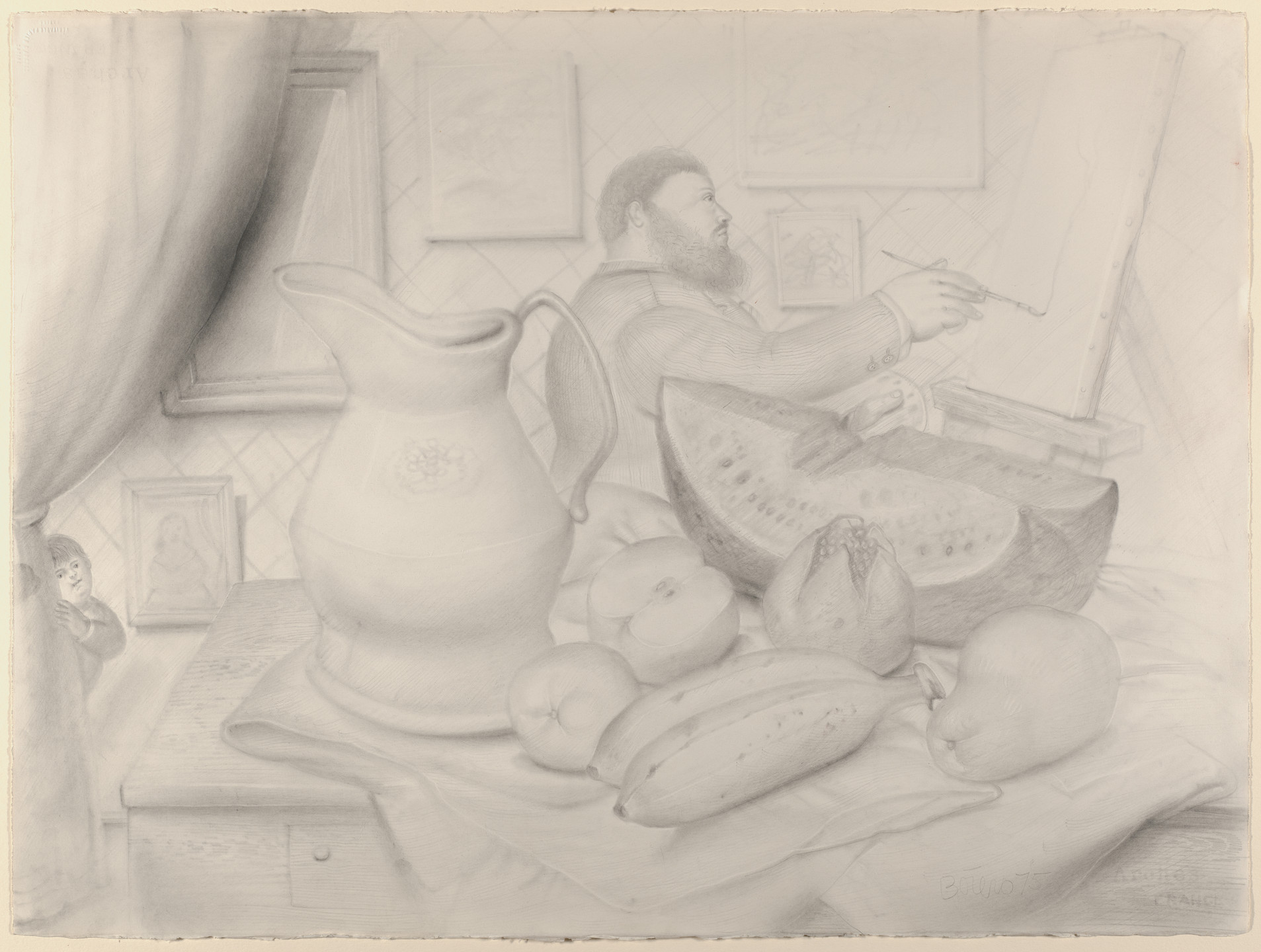 Fernando Botero. Painter of Still Lifes. 1975