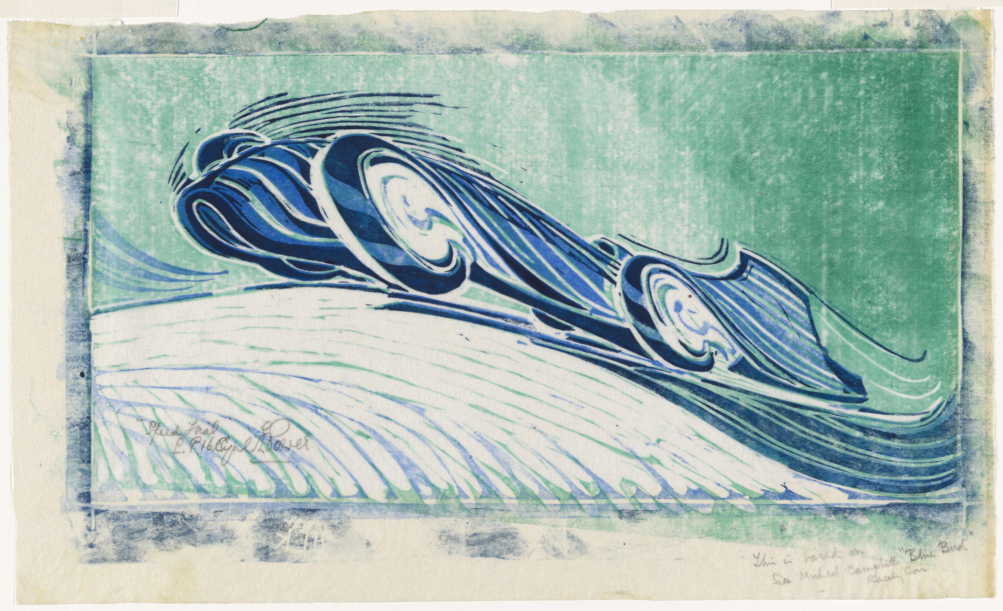 Cyril Edward Power. Speed Trial. c. 1932