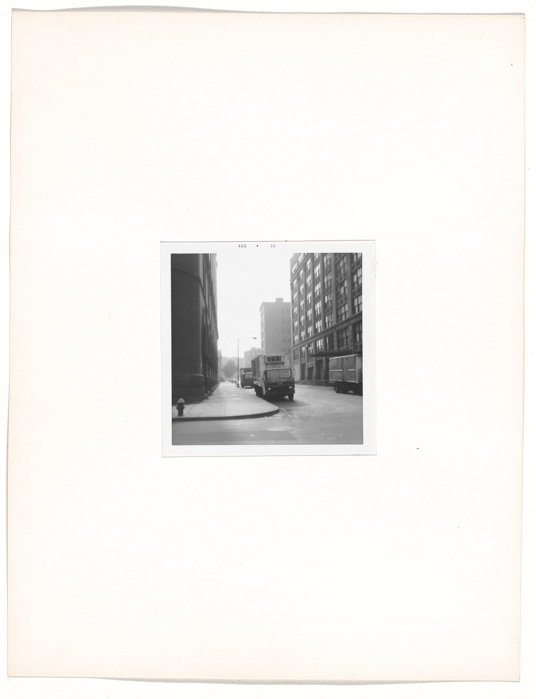 Vito Acconci. Walk: &#34;First Sight&#34;. 1969