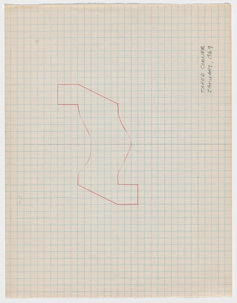 Taped Corner, Ree Morton, 1969