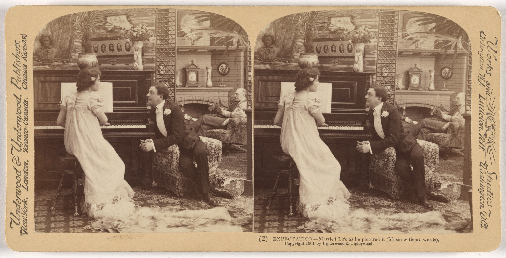 Underwood and Underwood. Expectation. 1901