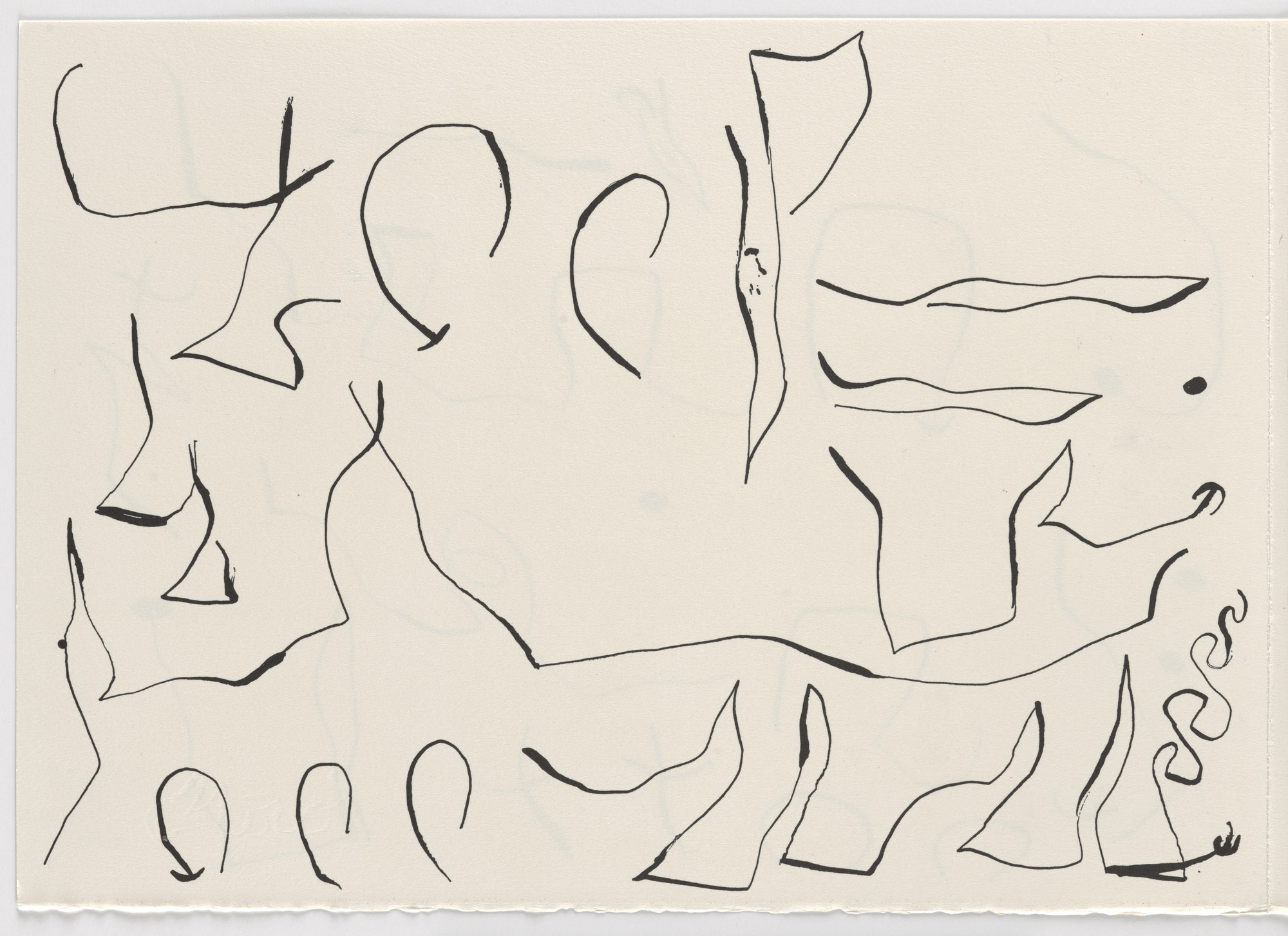 Joan Miró. Plate (folio 31 verso) from Le Lézard aux plumes d'or (The Lizard with Golden Feathers)