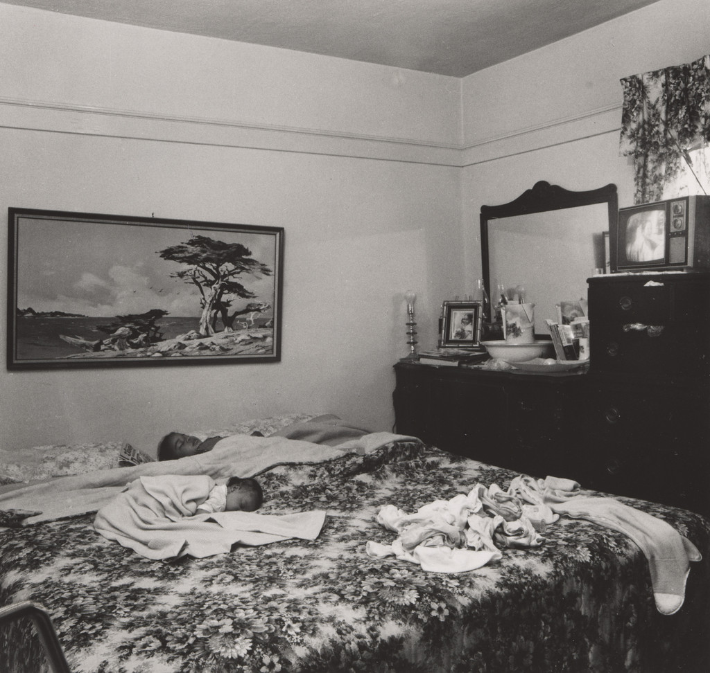 Daytime TV and Babies Sleeping, Bedroom, Berkeley, CA
