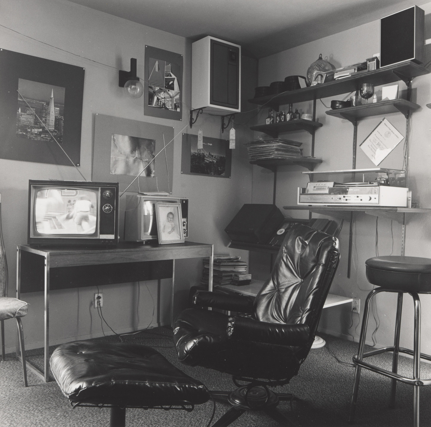 Joanne Leonard. Room with Bar and Daytime TV, Berkeley, CA. 1977