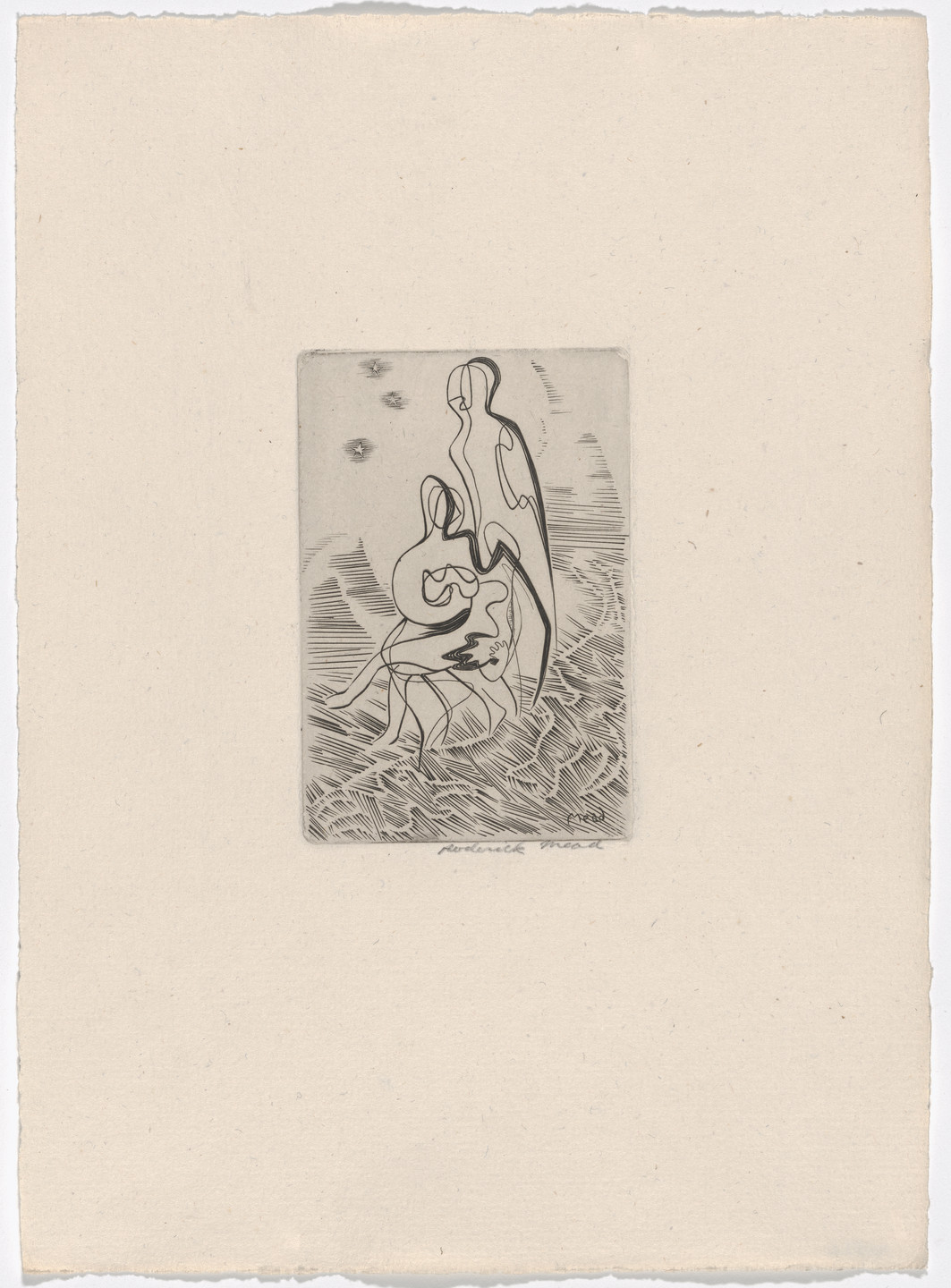 Roderick Mead. Plate (folio 9) from Fraternity. 1939