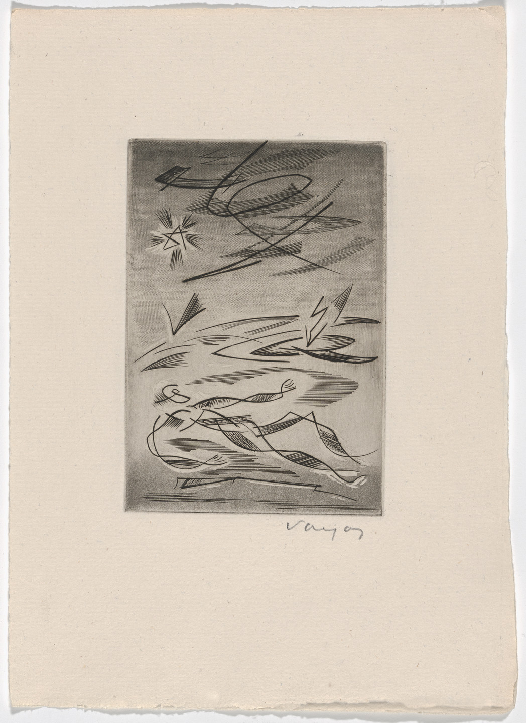 Luis Vargas Rosas. Plate (folio 12) from Fraternity. 1939