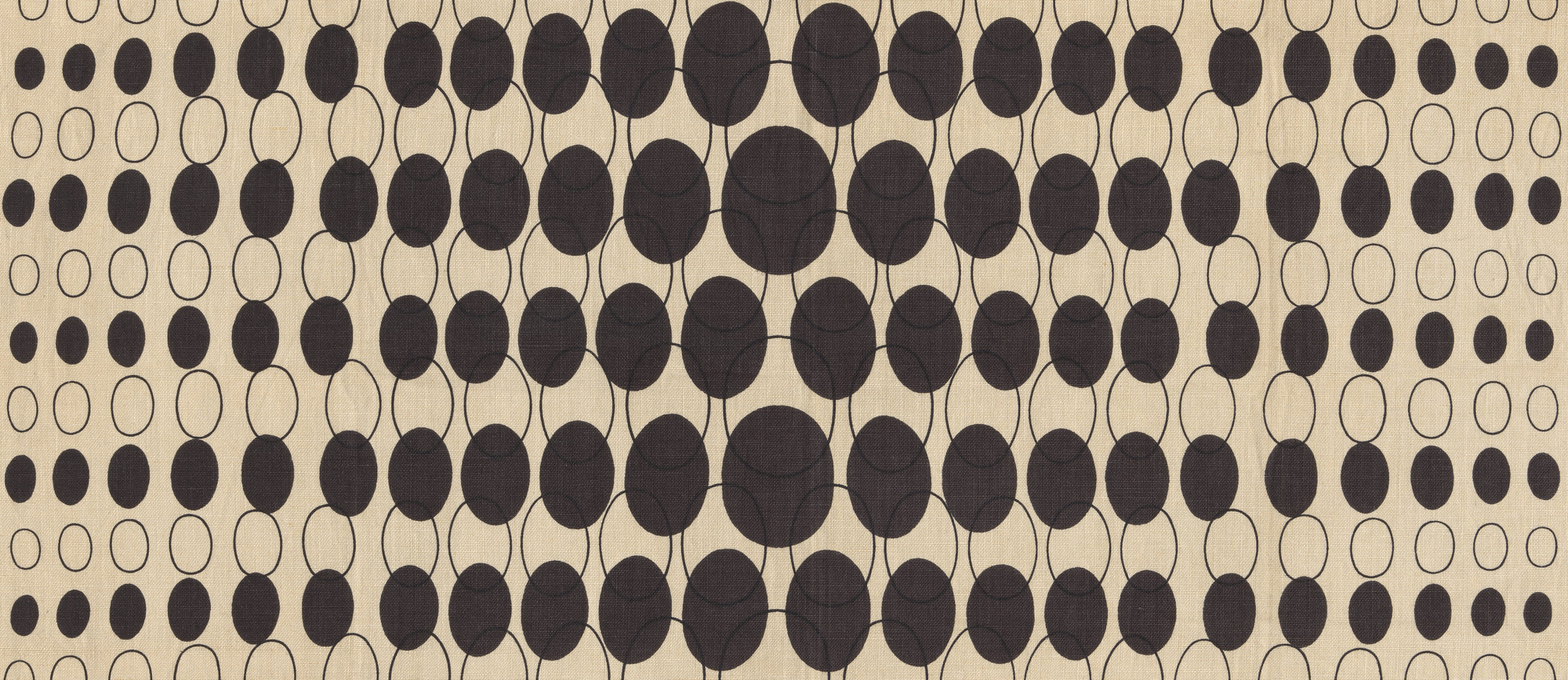 Joel Robinson. Ovals textile. c. 1951