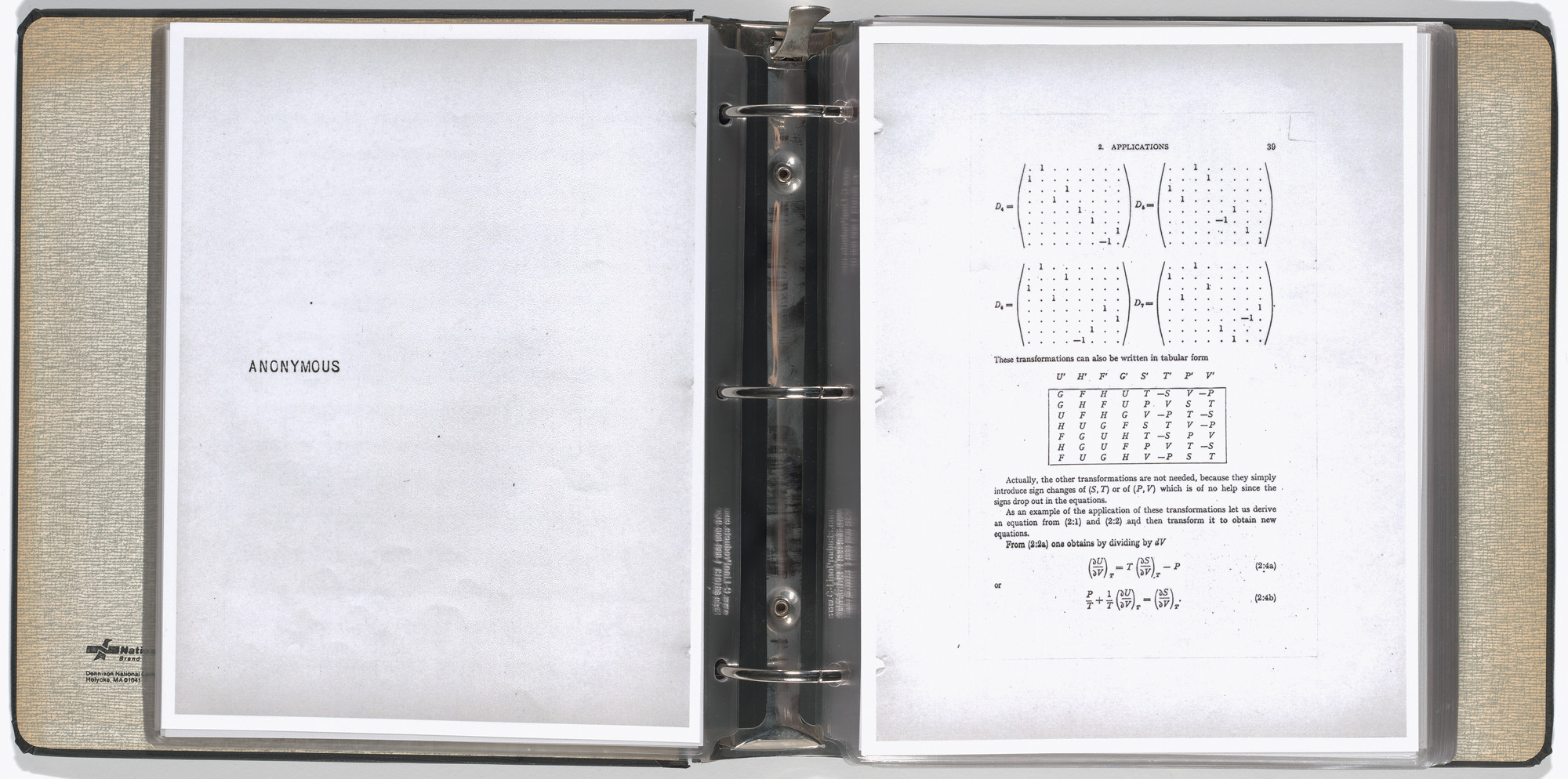 Mel Bochner, Carl Andre, Arthur Babakhanian, Jo Baer, John Cage, M. Carsiodes, Tom Clancy, Dan Flavin, James Ingo Freed, Milton Glaser, Dan Graham, Eva Hesse, Alfred Jensen, Donald Judd, Michael Kirby, William Kolakoski, Robert Lepper, Sol LeWitt, Robert Mangold, Robert Moskowitz, Tom Russell, Scientific American, Robert Smithson, Kenneth Snelson, Karlheinz Stockhausen, Tippetts-Abbett-McCarthy-Stratton (Engineers and Architects), Various Artists. Working Drawings and Other Visible Things on Paper Not Necessarily Meant to be Viewed as Art. 1966