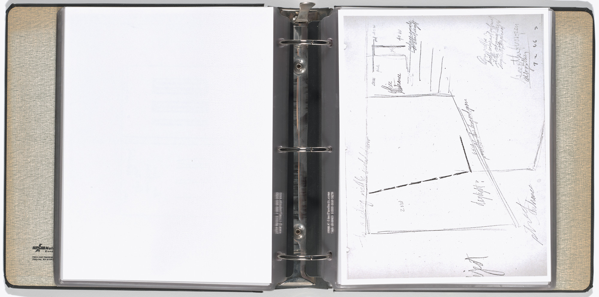 Mel Bochner, Carl Andre, Arthur Babakhanian, Jo Baer, John Cage, M. Carsiodes, Tom Clancy, Dan Flavin, James Ingo Freed, Milton Glaser, Dan Graham, Eva Hesse, Alfred Jensen, Donald Judd, Michael Kirby, William Kolakoski, Robert Lepper, Sol LeWitt, Robert Mangold, Robert Moskowitz, Tom Russell, Scientific American, Robert Smithson, Kenneth Snelson, Karlheinz Stockhausen, Tippetts-Abbett-McCarthy-Stratton (Engineers and Architects), Various Artists. Working Drawings and Other Visible Things on Paper Not Necessarily Meant to be Viewed as Art. 1966