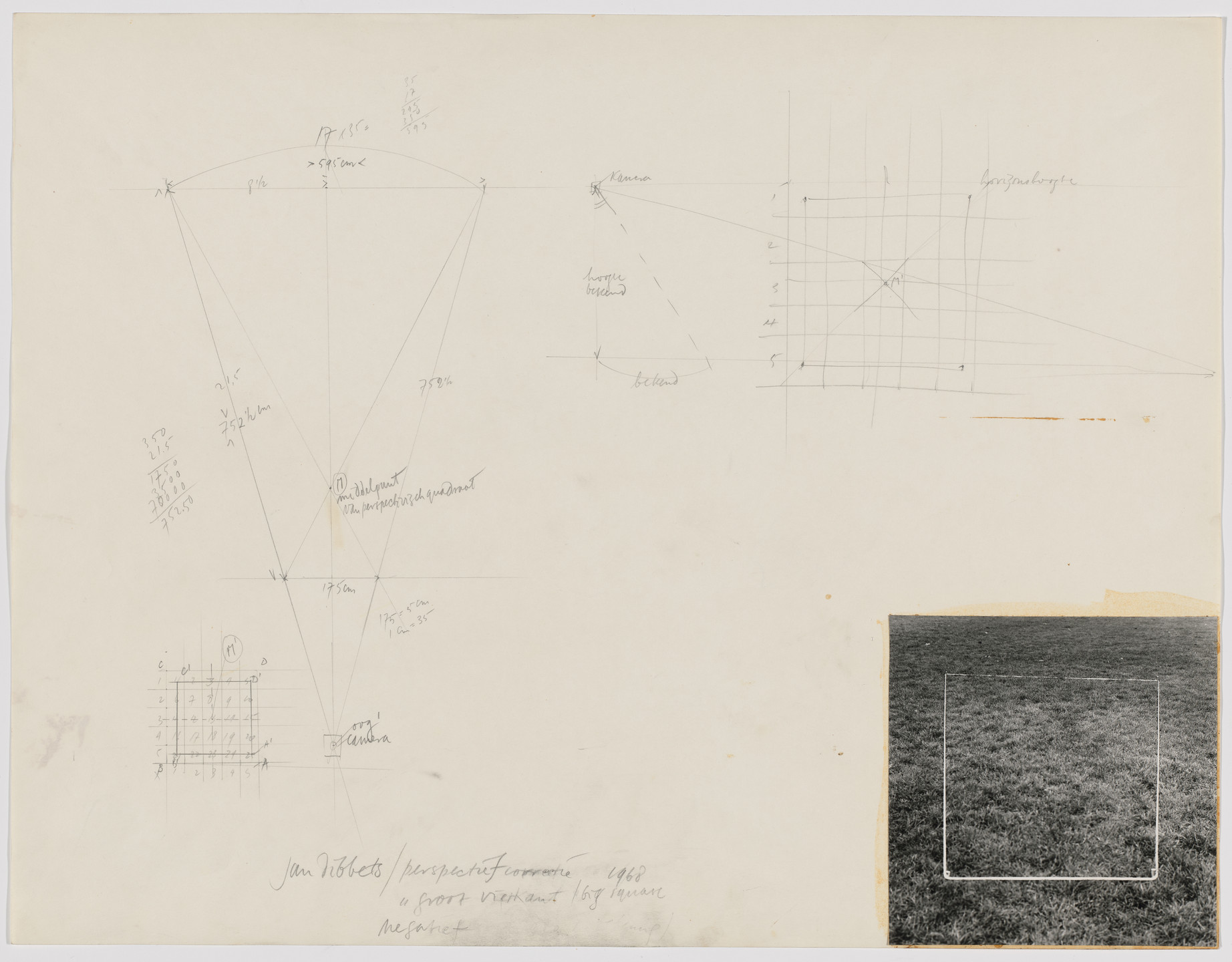 Jan Dibbets. Perspective Correction - Big Square. 1968 | MoMA