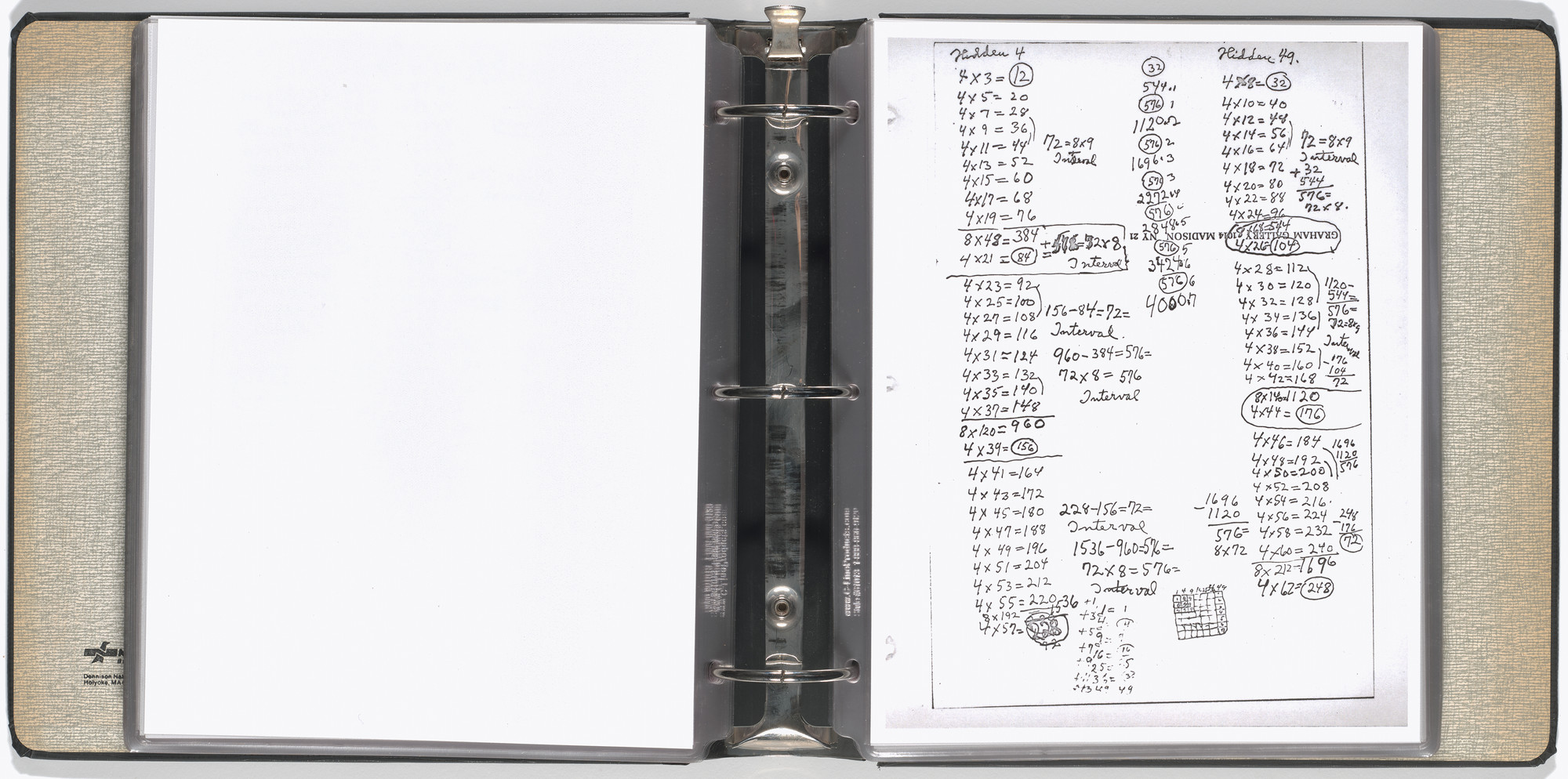 Mel Bochner, Carl Andre, Arthur Babakhanian, Jo Baer, John Cage, M. Carsiodes, Tom Clancy, Dan Flavin, James Ingo Freed, Milton Glaser, Dan Graham, Eva Hesse, Alfred Jensen, Donald Judd, Michael Kirby, William Kolakoski, Robert Lepper, Sol LeWitt, Robert Mangold, Robert Moskowitz, Tom Russell, Scientific American, Robert Smithson, Kenneth Snelson, Karlheinz Stockhausen, Tippetts-Abbett-McCarthy-Stratton (Engineers and Architects), Various Artists. Working Drawings and Other Visible Things on Paper Not Necessarily Meant to be Viewed as Art. 1966