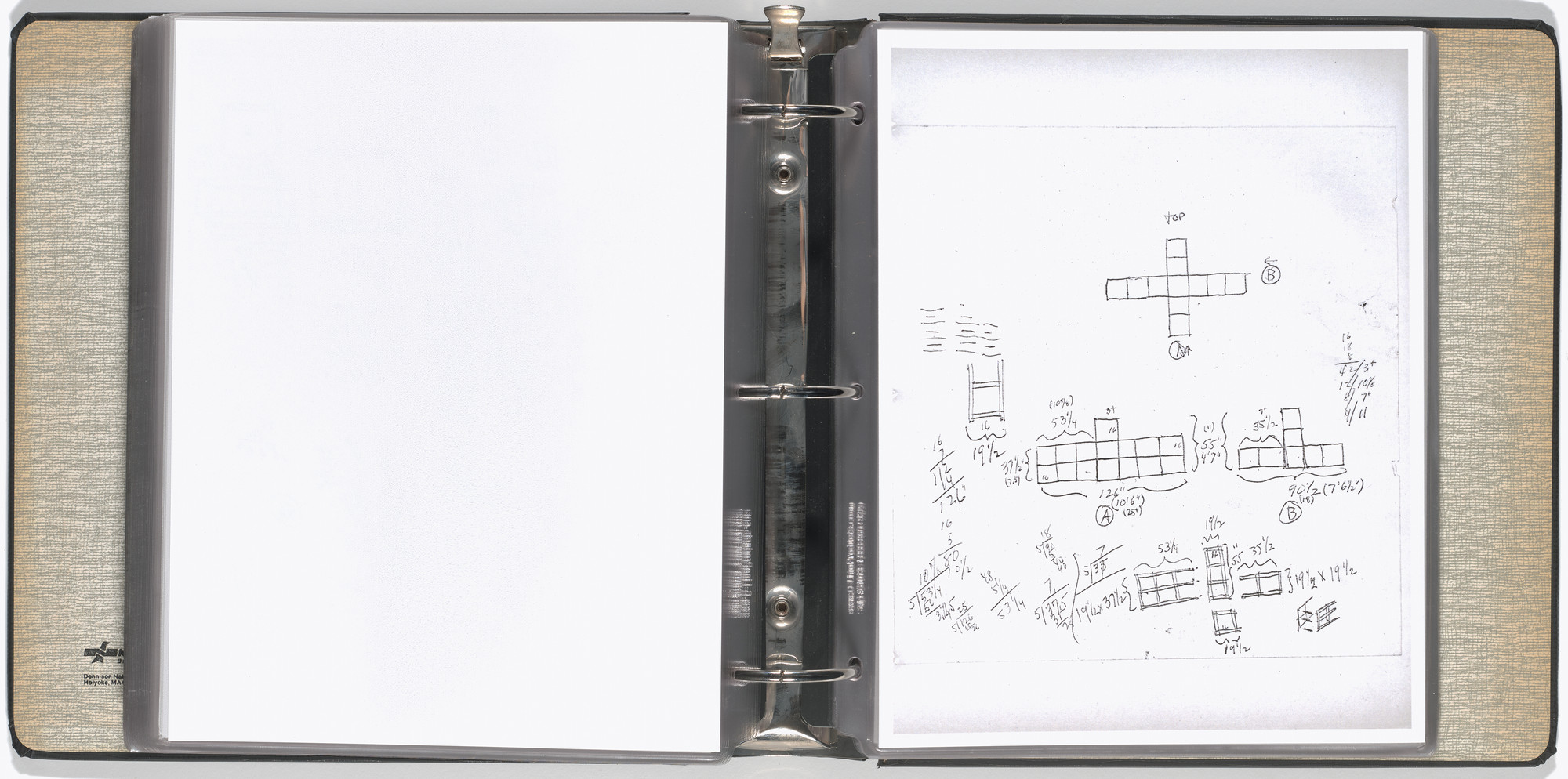 Mel Bochner, Carl Andre, Arthur Babakhanian, Jo Baer, John Cage, M. Carsiodes, Tom Clancy, Dan Flavin, James Ingo Freed, Milton Glaser, Dan Graham, Eva Hesse, Alfred Jensen, Donald Judd, Michael Kirby, William Kolakoski, Robert Lepper, Sol LeWitt, Robert Mangold, Robert Moskowitz, Tom Russell, Scientific American, Robert Smithson, Kenneth Snelson, Karlheinz Stockhausen, Tippetts-Abbett-McCarthy-Stratton (Engineers and Architects), Various Artists. Working Drawings and Other Visible Things on Paper Not Necessarily Meant to be Viewed as Art. 1966