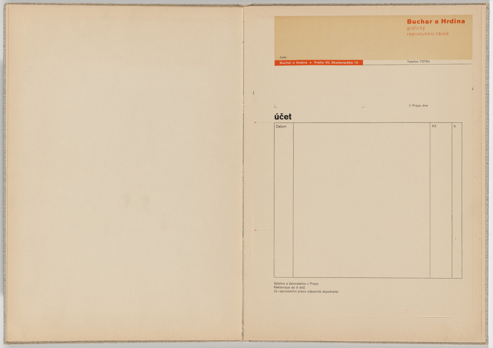 Ladislav Sutnar. Stationery and Forms (Dopisní papíry a tiskopisy). c. 1938