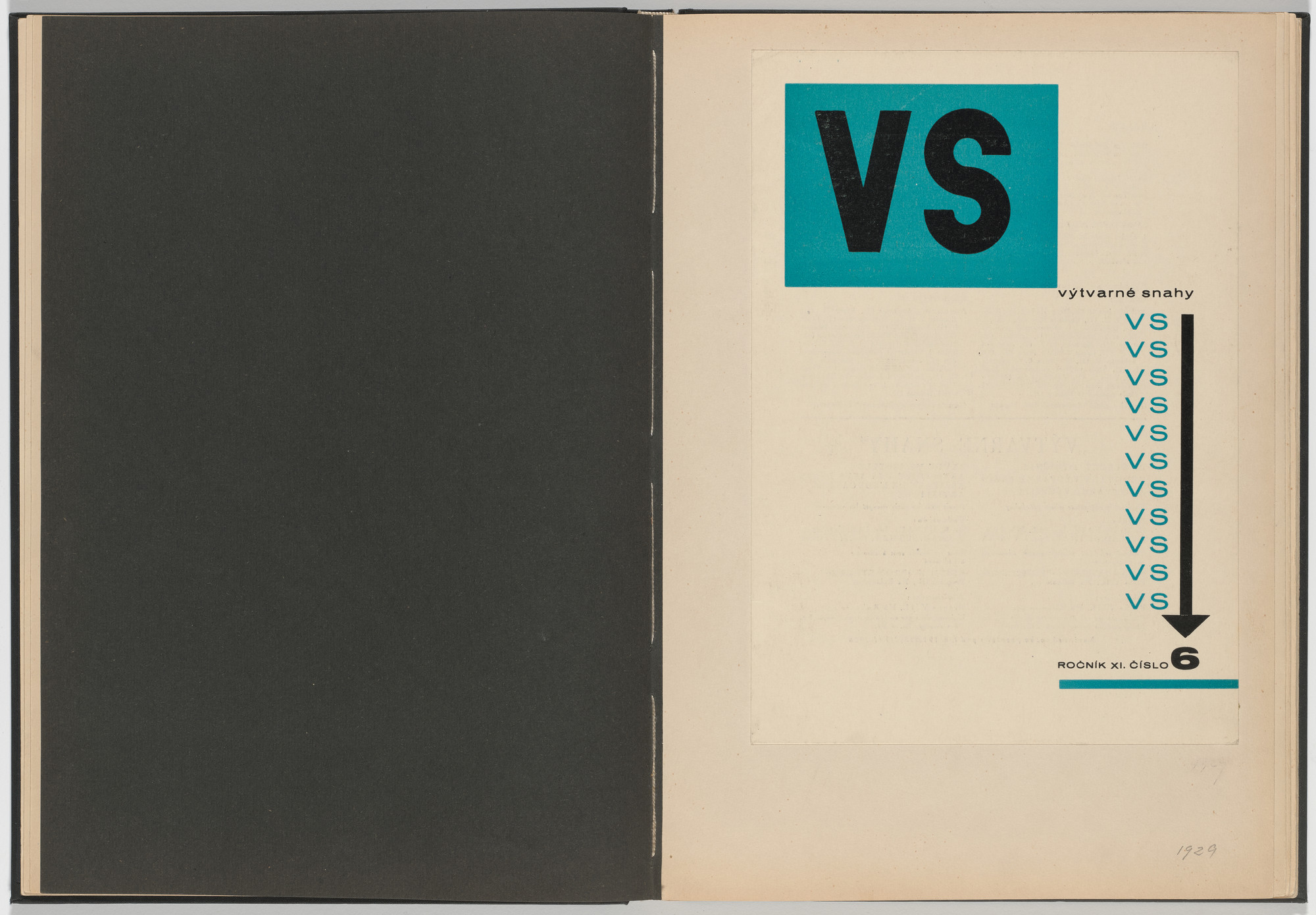 Ladislav Sutnar. Cover and Magazine Design (Obálka a úprava časopisu). c. 1938