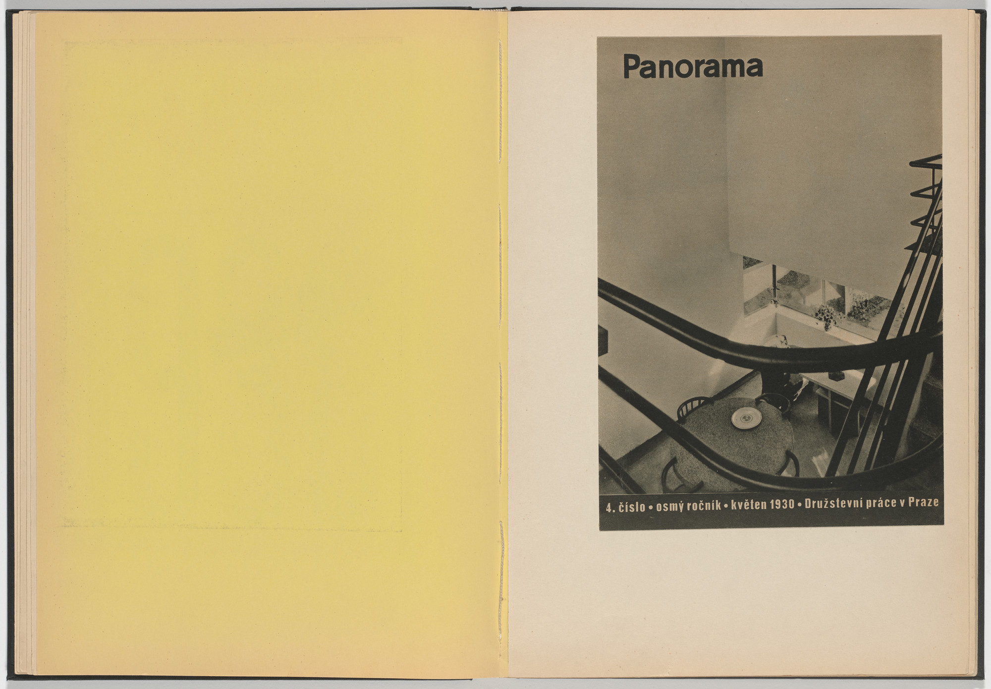 Ladislav Sutnar. Cover and Magazine Design (Obálka a úprava časopisu). c. 1938
