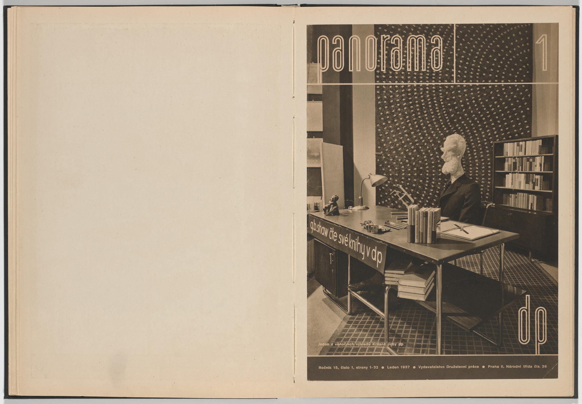 Ladislav Sutnar. Cover and Magazine Design (Obálka a úprava časopisu). c. 1938