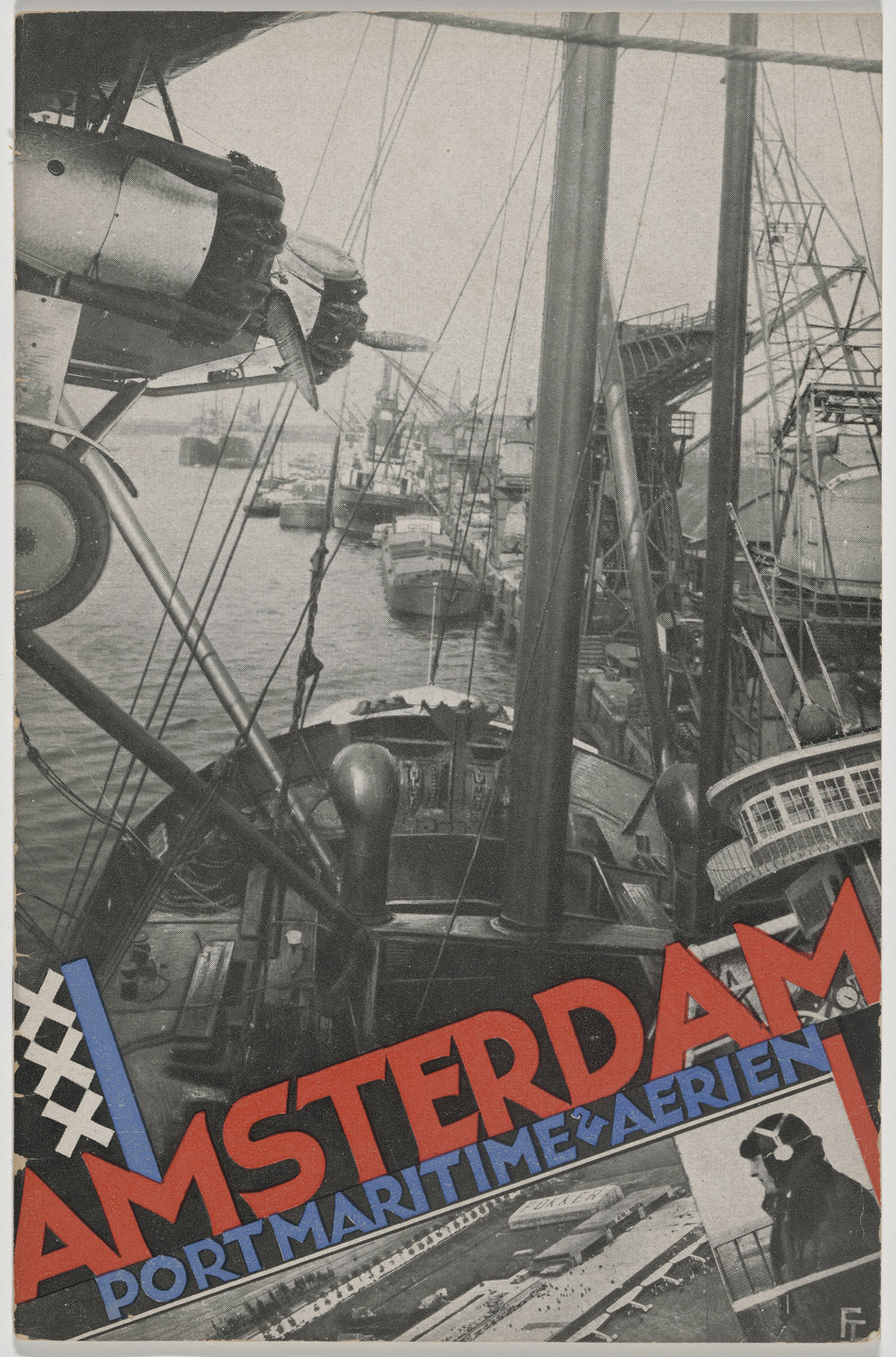 Fré Cohen. Information brochure for the Seaports and Airports of Amsterdam (Le port maritime et la port aérien d’Amsterdam). 1931