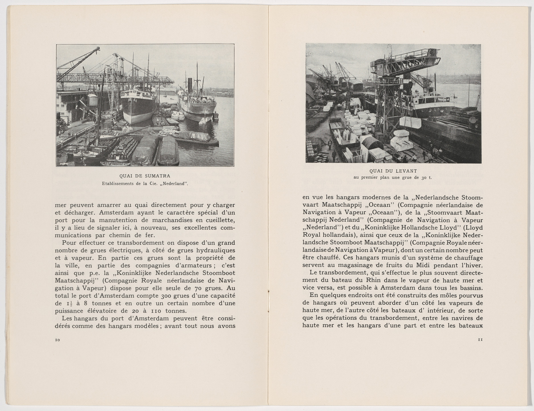 Fré Cohen. Information brochure for the Seaports and Airports of Amsterdam (Le port maritime et la port aérien d’Amsterdam). 1931