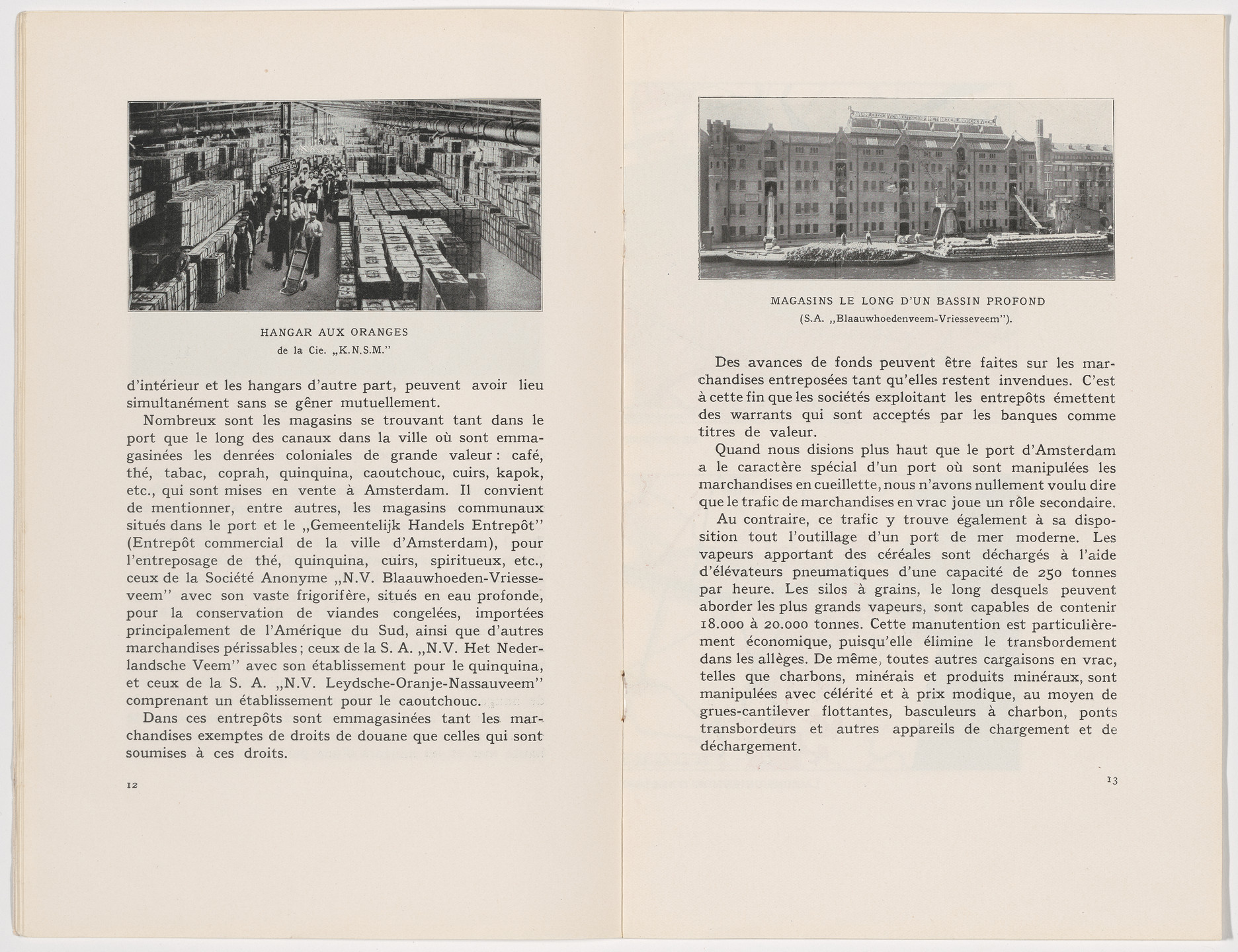 Fré Cohen. Information brochure for the Seaports and Airports of Amsterdam (Le port maritime et la port aérien d’Amsterdam). 1931