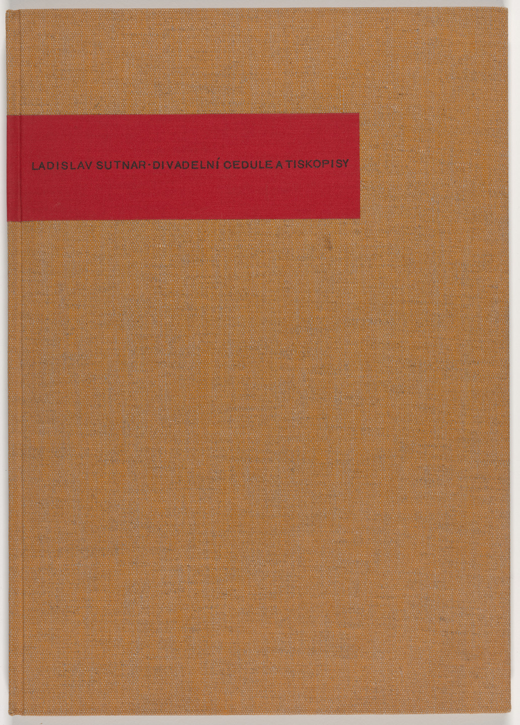 Ladislav Sutnar. Theater Signs and Forms (Divadelní cedule a tiskopisy). c. 1938