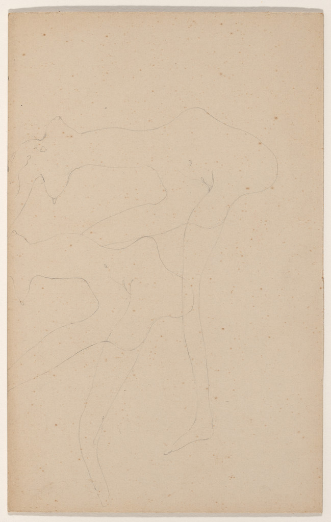 Untitled, Joseph Beuys, 1958, Pencil on board