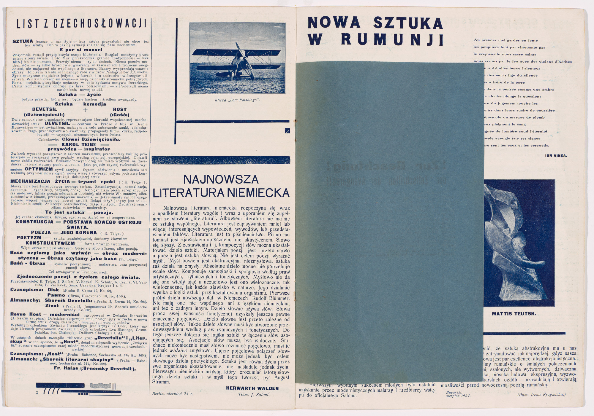 Mieczysław Szczuka, Teresa Żarnower. Blok no. 6-7. 1924