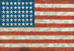 Jasper Johns. Flag. 1954-55  (dated on reverse 1954)