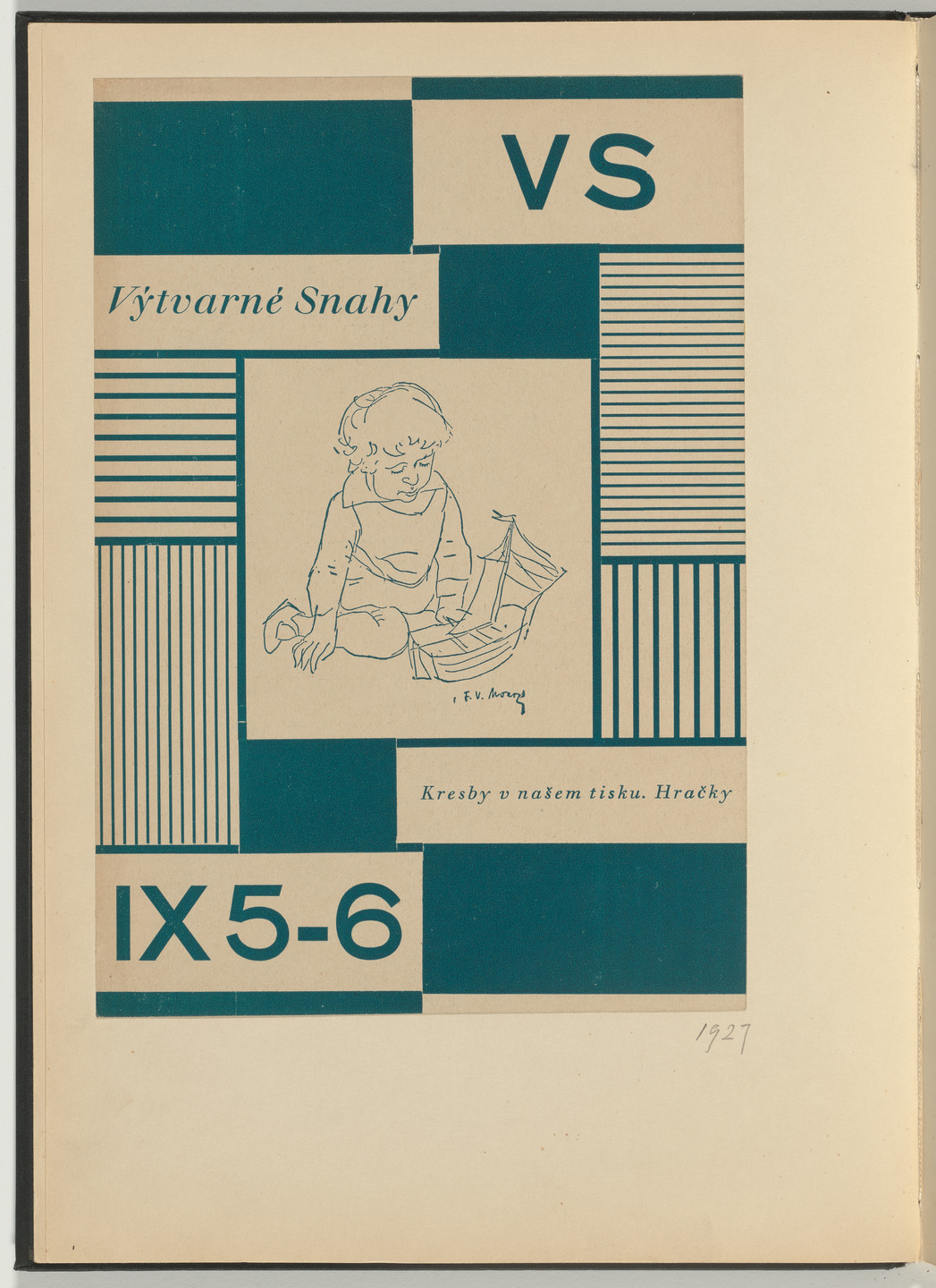 Ladislav Sutnar. Cover and Magazine Design (Obálka a úprava časopisu). c. 1938