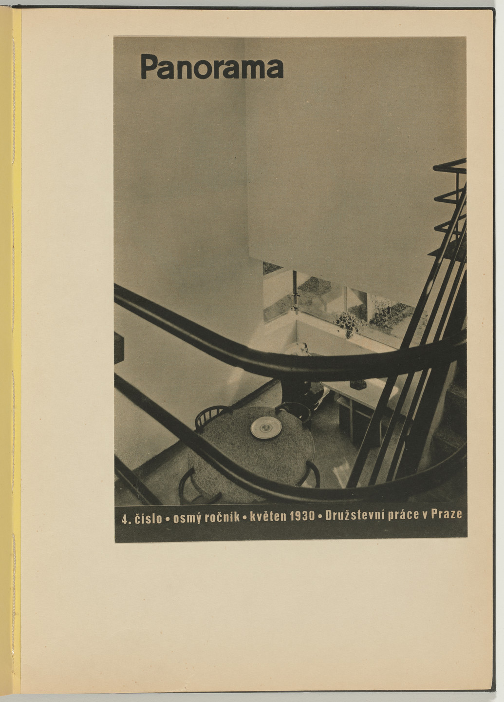 Ladislav Sutnar. Cover and Magazine Design (Obálka a úprava časopisu). c. 1938