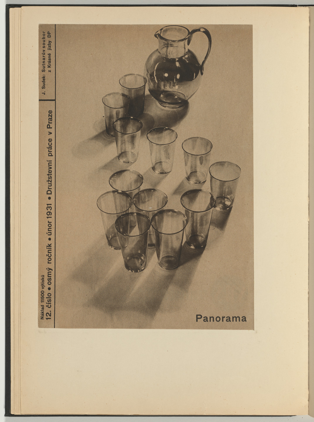Ladislav Sutnar. Cover and Magazine Design (Obálka a úprava časopisu). c. 1938