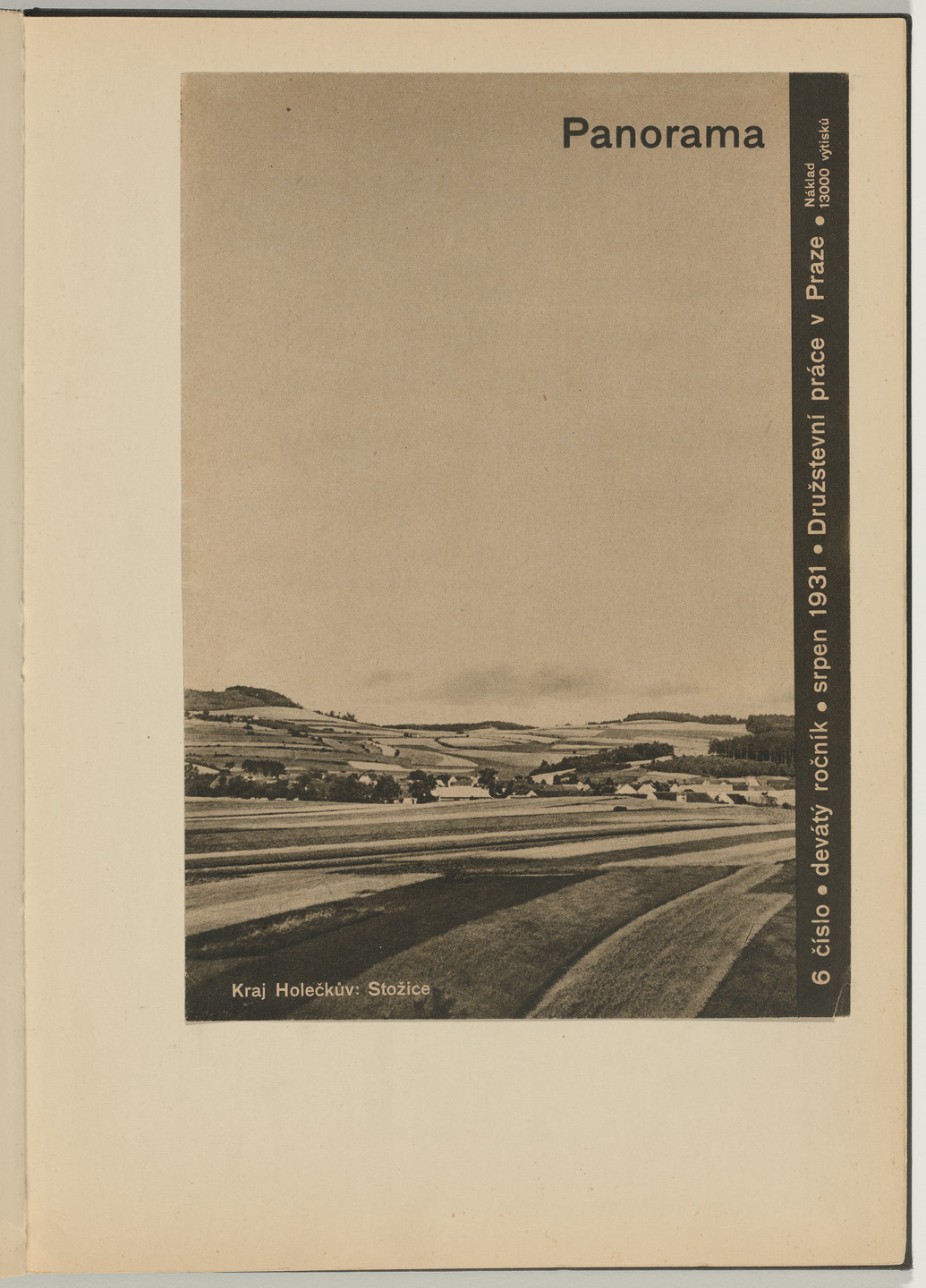 Ladislav Sutnar. Cover and Magazine Design (Obálka a úprava časopisu). c. 1938