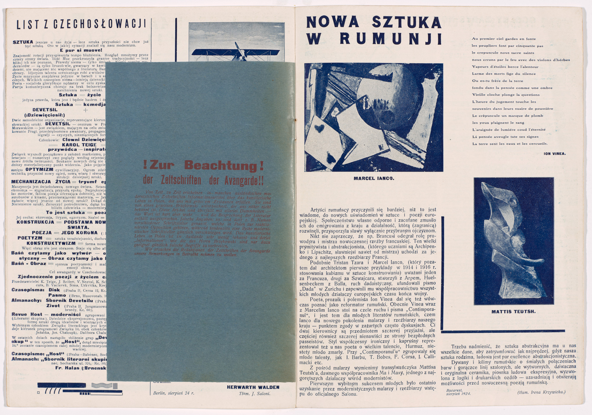 Mieczysław Szczuka, Teresa Żarnower. Blok no. 6-7. 1924