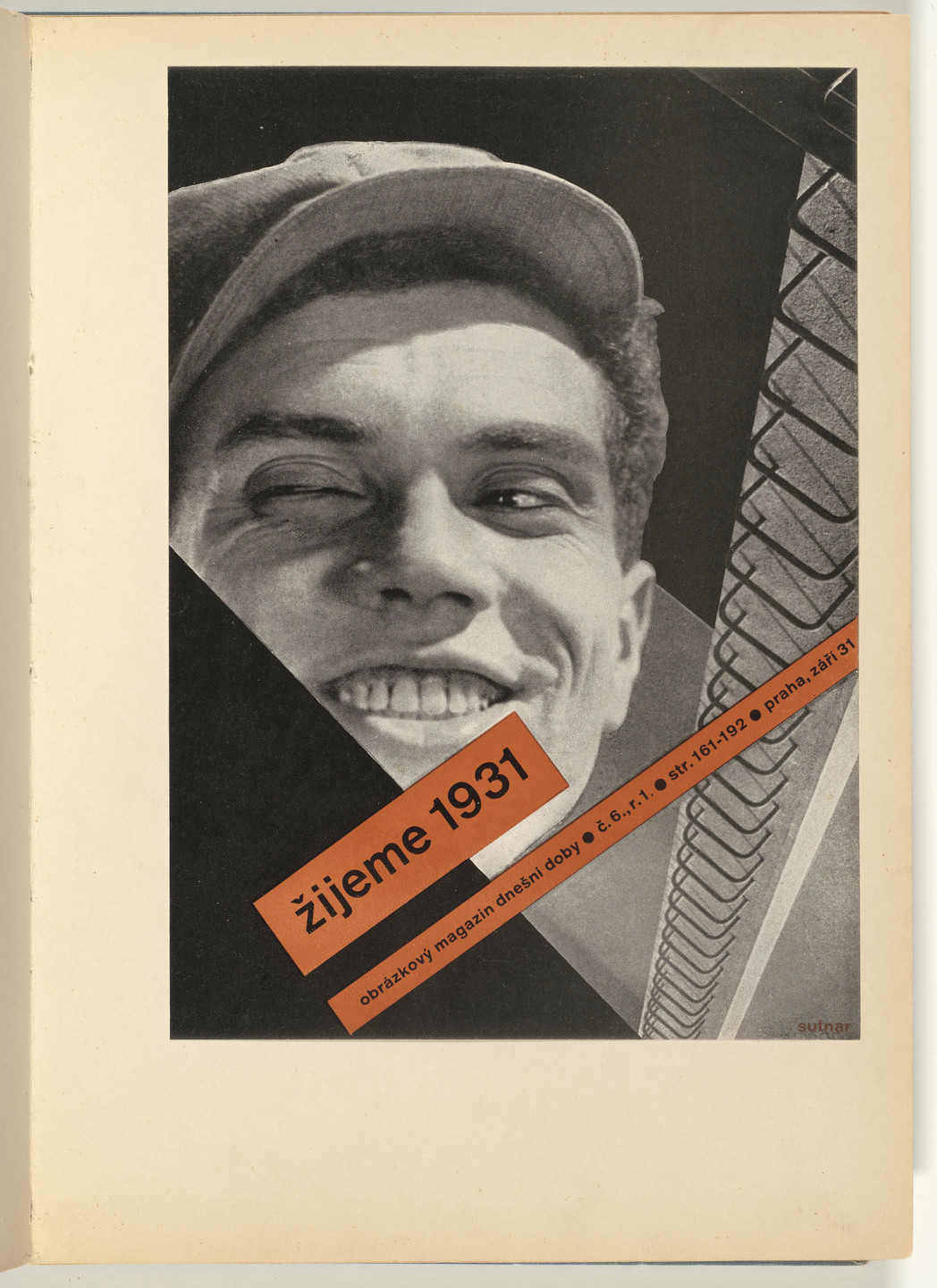 Ladislav Sutnar. Book Covers–Typography and Photography (Knižní obálky–Písmo a fotografie). c. 1938